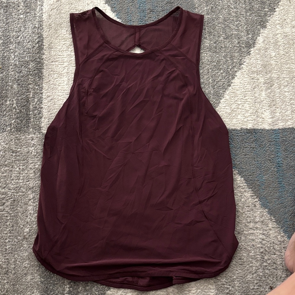 Lululemon Athletica Dark Red Tank Top